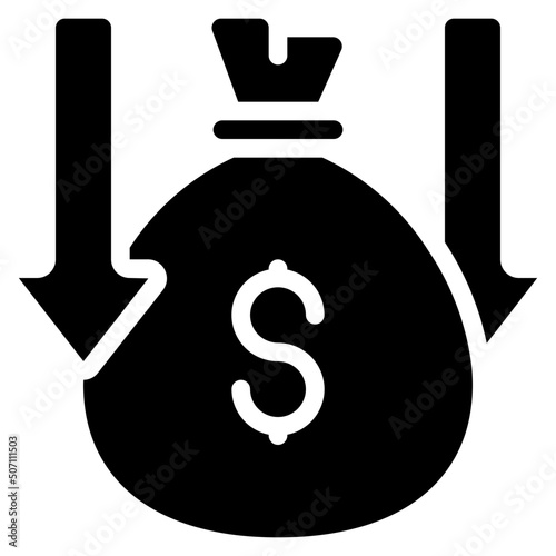 Money Decrease Icon