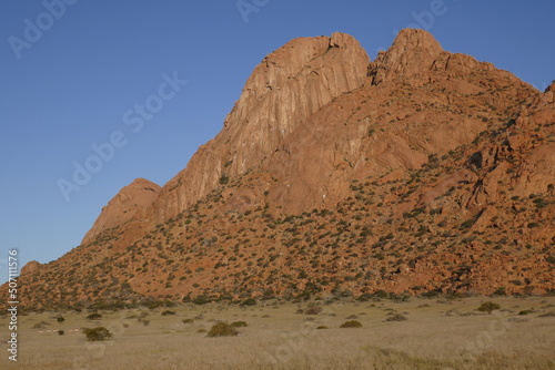 Spitzkoppen landscape in Namibia photo