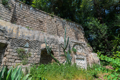 Caserta, the Vanvitellian Palace. The English Garden. photo