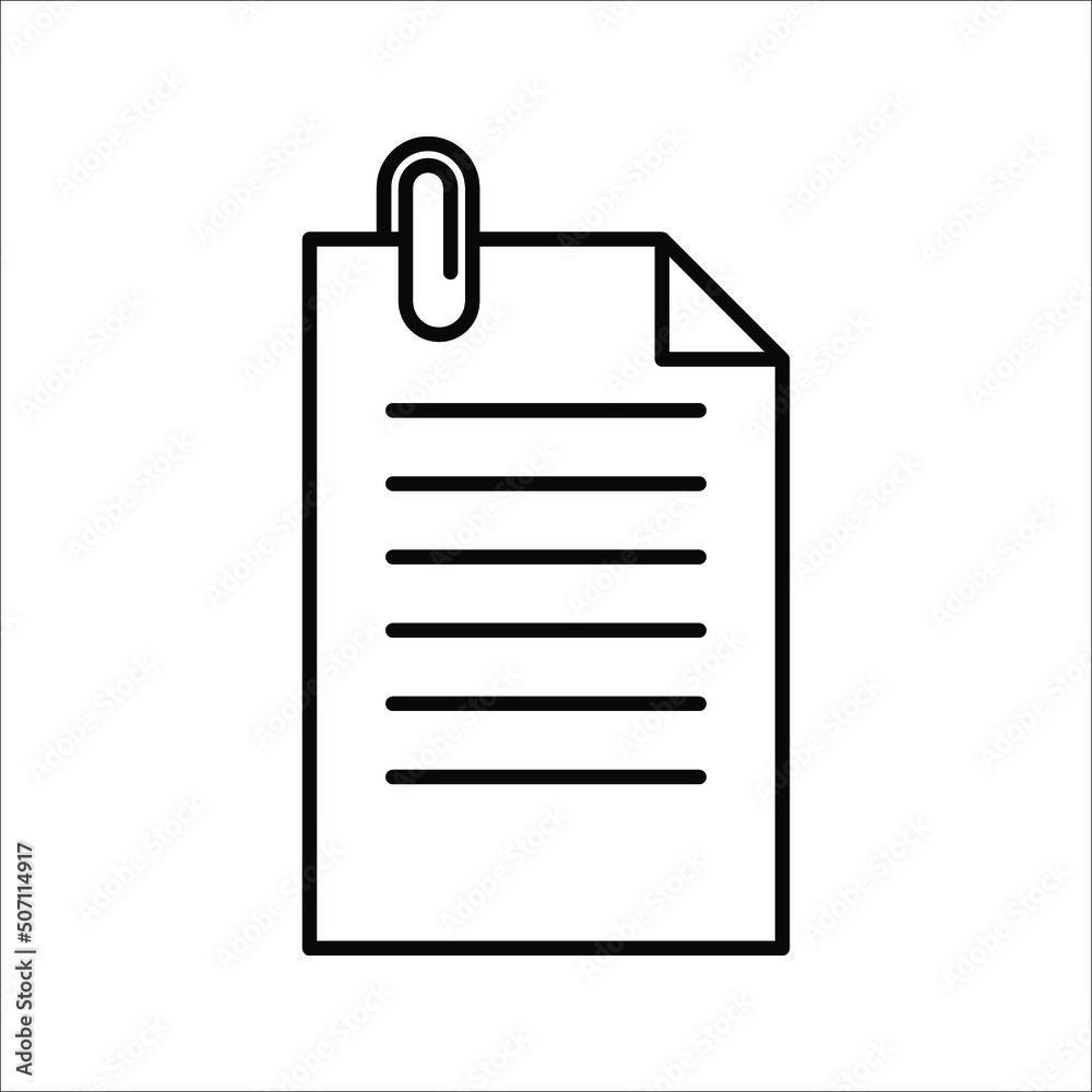 attach icon vector. attach sign. attach icon for web and app. vector illustration on white background eps 10 attach icon vector. attach sign. attach icon for web and app. vector illustration on white background eps 10