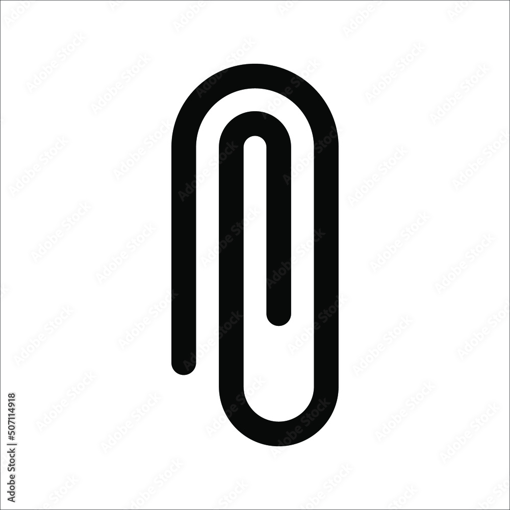 attach icon vector. attach sign. attach icon for web and app. vector illustration on white background eps 10 attach icon vector. attach sign. attach icon for web and app. vector illustration on white background eps 10