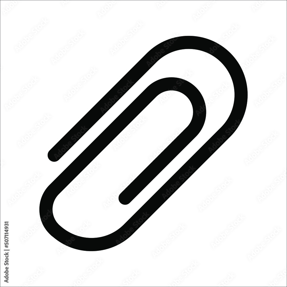 attach icon vector. attach sign. attach icon for web and app. vector illustration on white background eps 10 attach icon vector. attach sign. attach icon for web and app. vector illustration on white background eps 10