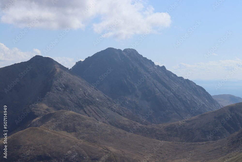 Blà Bheinn Blaven the Cuillin skye scotland highlands uk Blà Bheinn Blaven the Cuillin skye scotland highlands uk