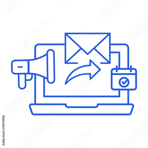 Event, mail, marketing icon