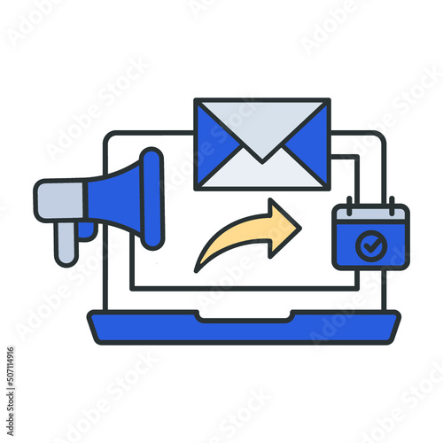 Event, mail, marketing icon