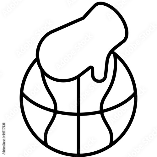 dribble outline icon