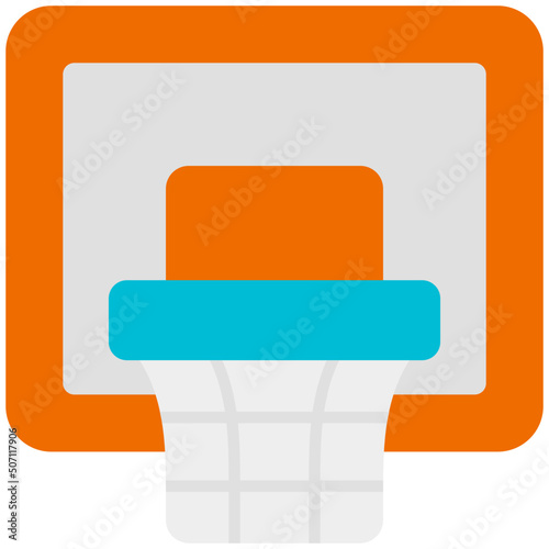 backboard flat icon