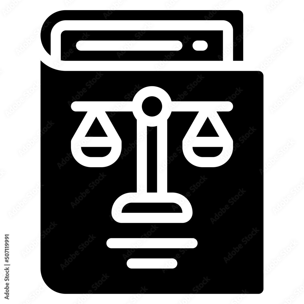 Obraz premium Law Book Icon