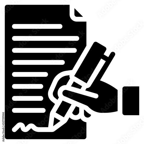 Sign Contract Icon