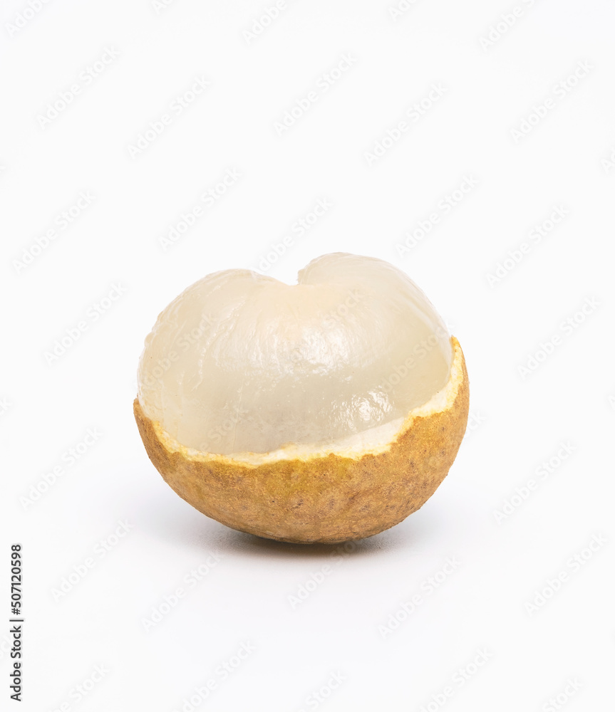 Sweet longan fruit isolated on white background. Fresh longan thai fruit. Clipping path. Sweet longan fruit isolated on white background. Fresh longan thai fruit. Clipping path.