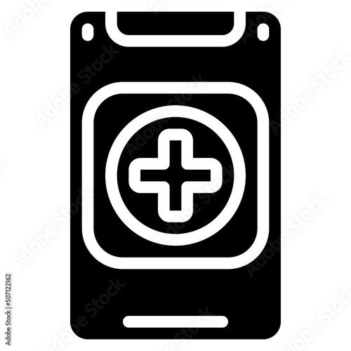 Mobile Health App Icon