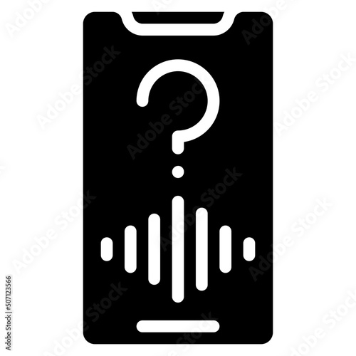 Voice Assistance Mobile Icon