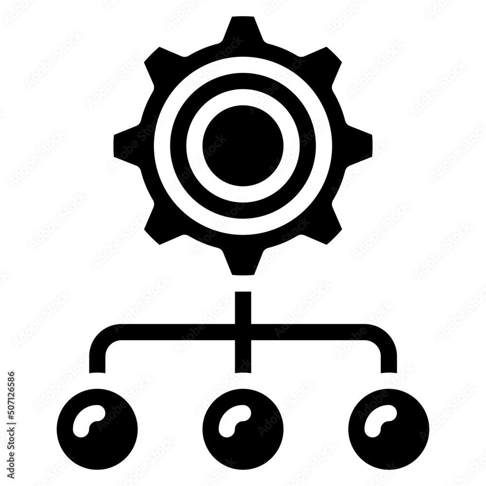 Hierarchy Management Icon Hierarchy Management Icon