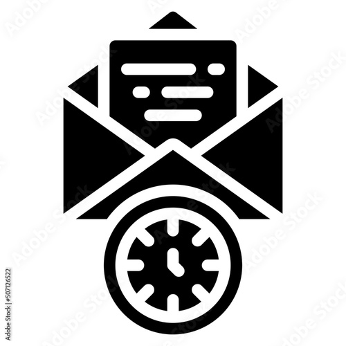 Email Time Icon