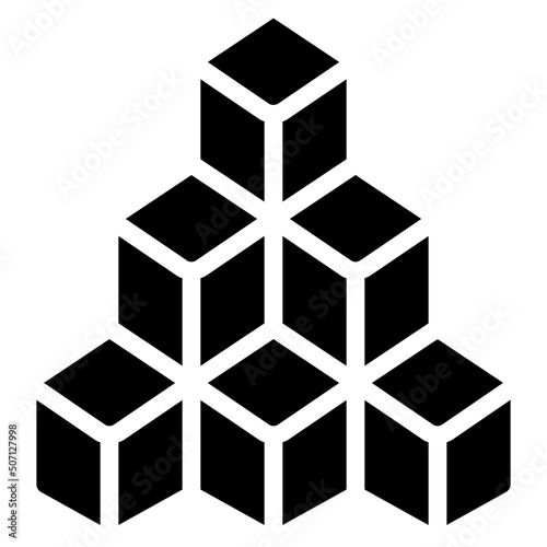 Cube Pile Icon