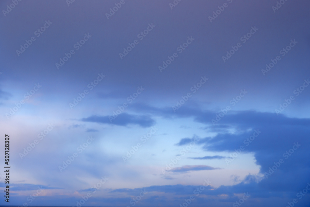 Obraz premium Abstract sky in the evening