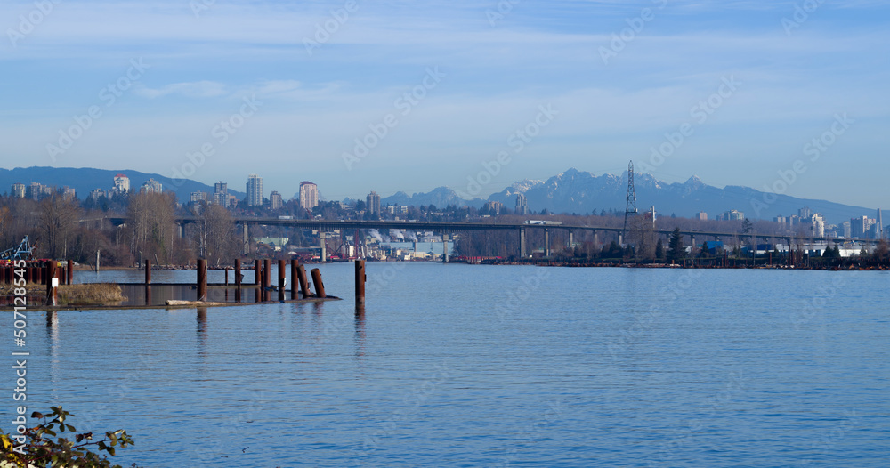 Vancouver Inlet and cityscape with bridge - Canada Vancouver Inlet and cityscape with bridge - Canada