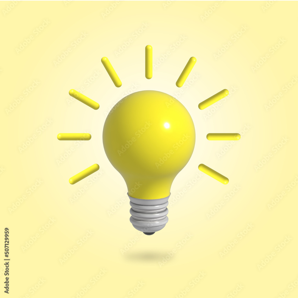 lamp idea yellow background lamp idea yellow background