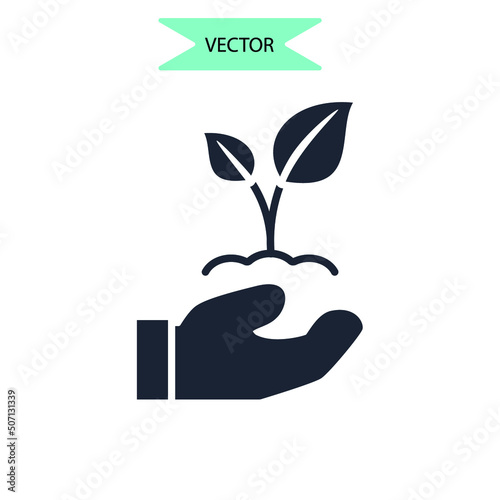 Phytotherapy icons  symbol vector elements for infographic web © AHMAD