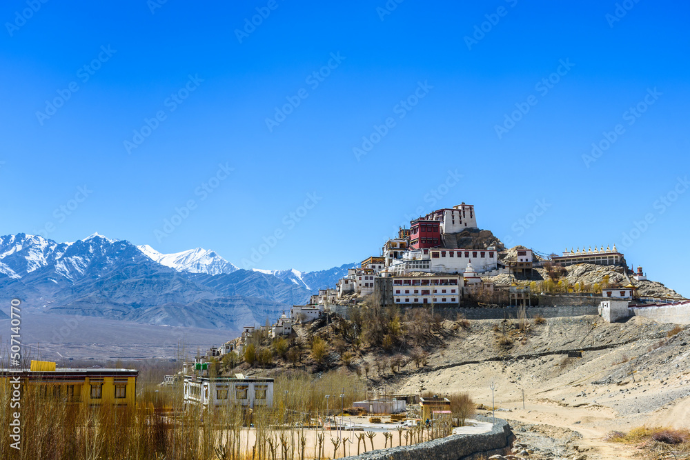 Thiksey Monastery or Thiksey Gompa, Leh Ladakh, Jammu and Kashmir, India