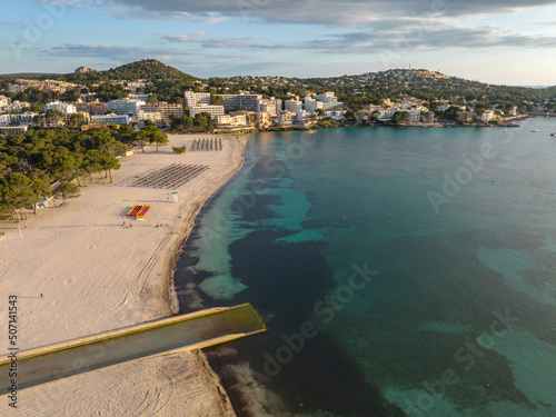 Wallpaper Mural Aerial view from Drone of Mallorca Coastline (Spain, Balearic Island) Torontodigital.ca