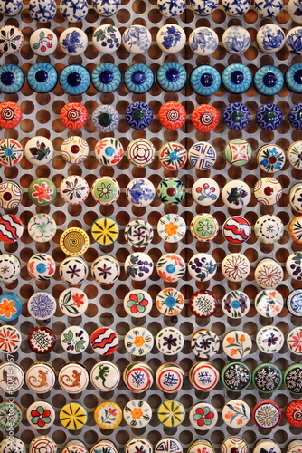Colorful ceramic caps