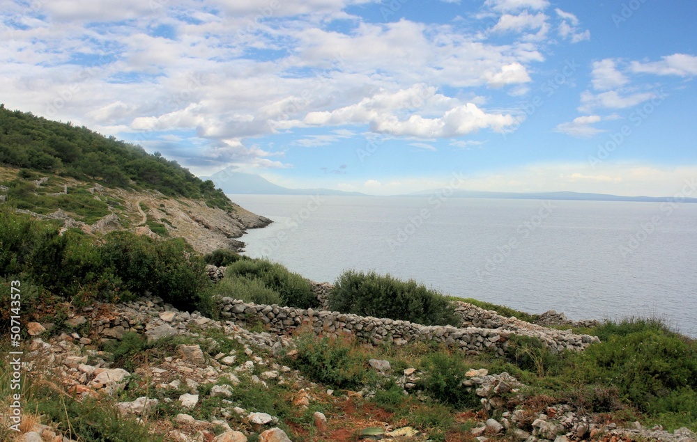 coastline near Veli Losinj, island Losinj, Croatia