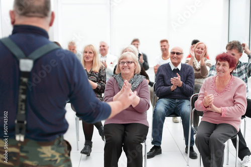 Speaker at Business Conference and Presentation. Audience at the