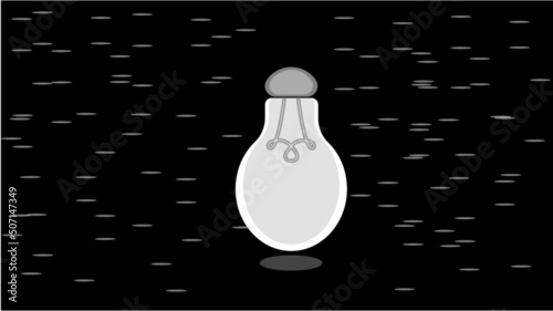 Energy saving realistic vector light bulbs on  background. Compact fluorescent light bulb and light emitting diode LED. Energy saving and ecology themes design