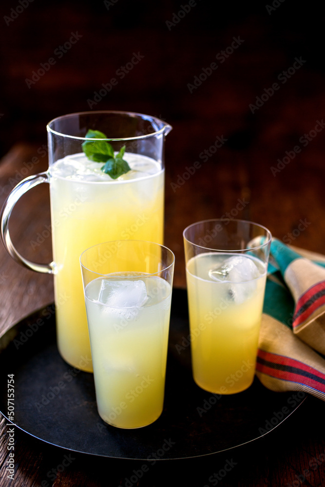 Sparkling Basil Lemonade Sparkling Basil Lemonade