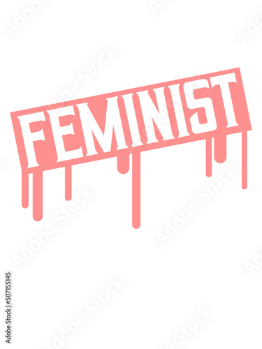 Stempel Graffiti Feminist 