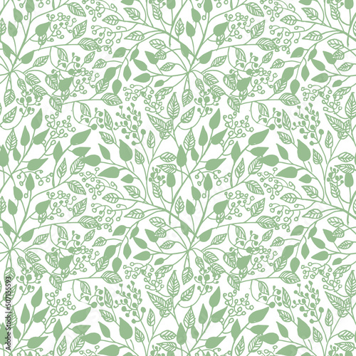 floral seamless vector pattern