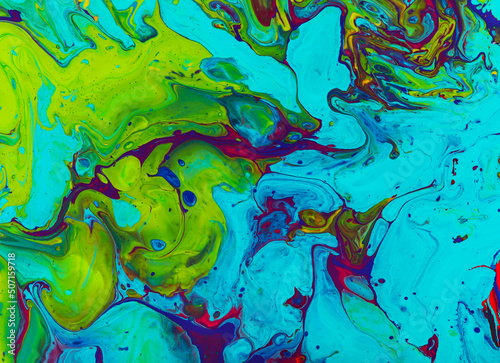 Abstract acrylic hand paint...