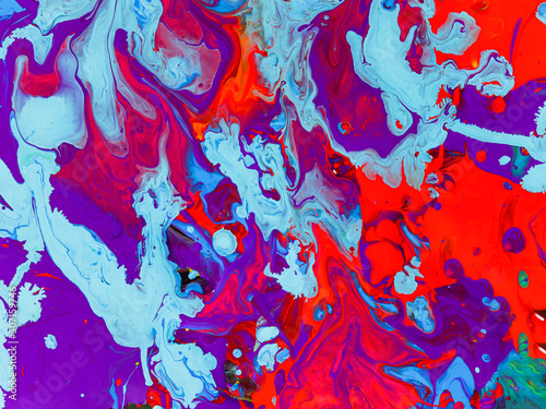 Abstract acrylic hand paint...