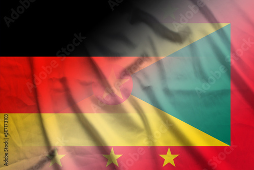 Germany and Grenada political flag international relations GRD DEU