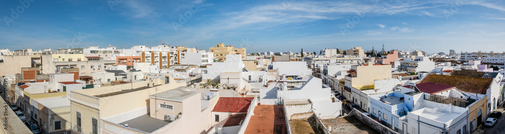 Panoramic view of Olhao city