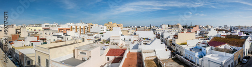 Panoramic view of Olhao city