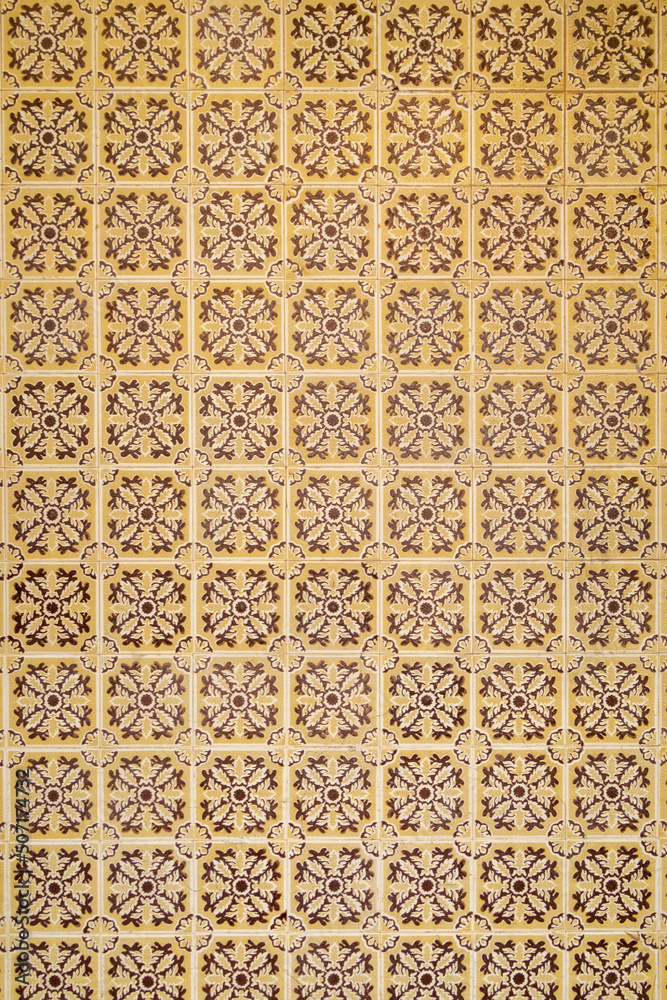 Typical azulejo tile from Portugal Typical azulejo tile from Portugal