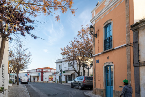 Fotografie Central street of the village of Santa Barbara de Nexe