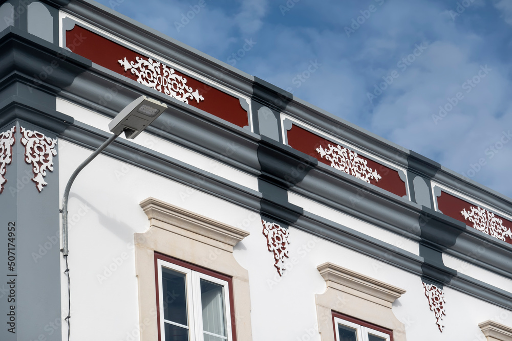 Obraz premium Typical architecture of Algarve rustic buildings