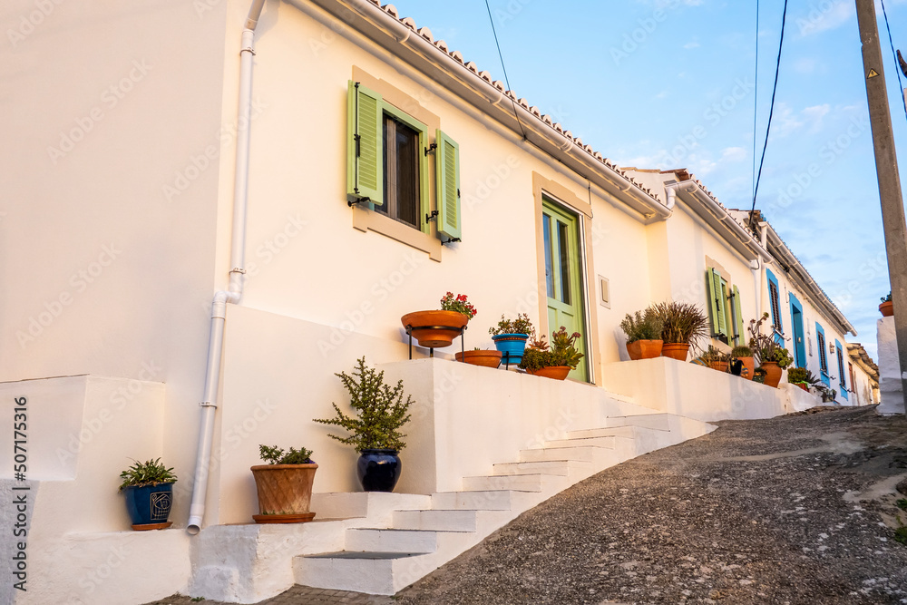 Fototapeta premium Typical architecture of Algarve rustic buildings