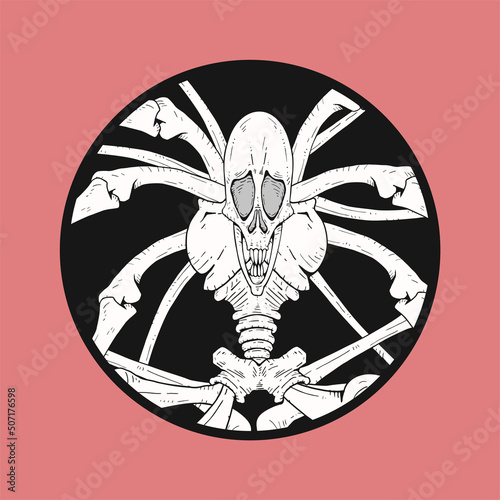 Horror creature illustration