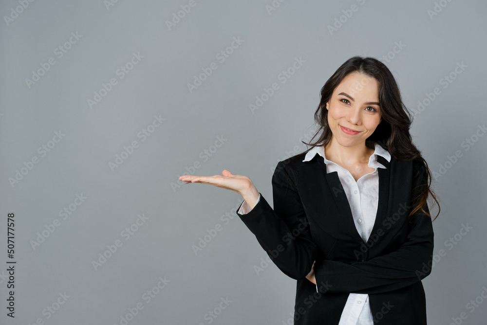 european woman on grey background, portrait girl
european woman on grey background, portrait girl