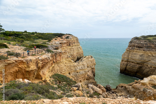 Beautiful view of the Portuguese coastline in the Algarve region. © Mauro Rodrigues