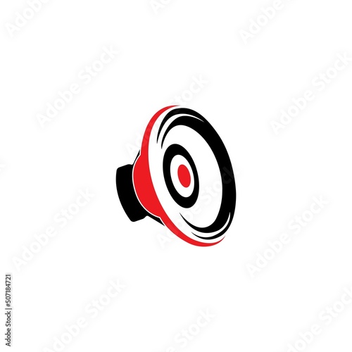 Speaker Logo design. Sound Systems Logo design