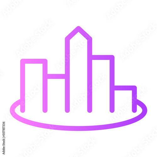 Parallel gradient icon