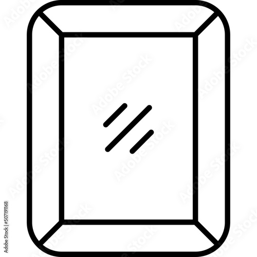 mirror outline icon
