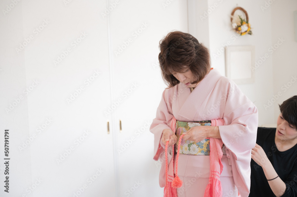 着物の着付け 着物の着付け