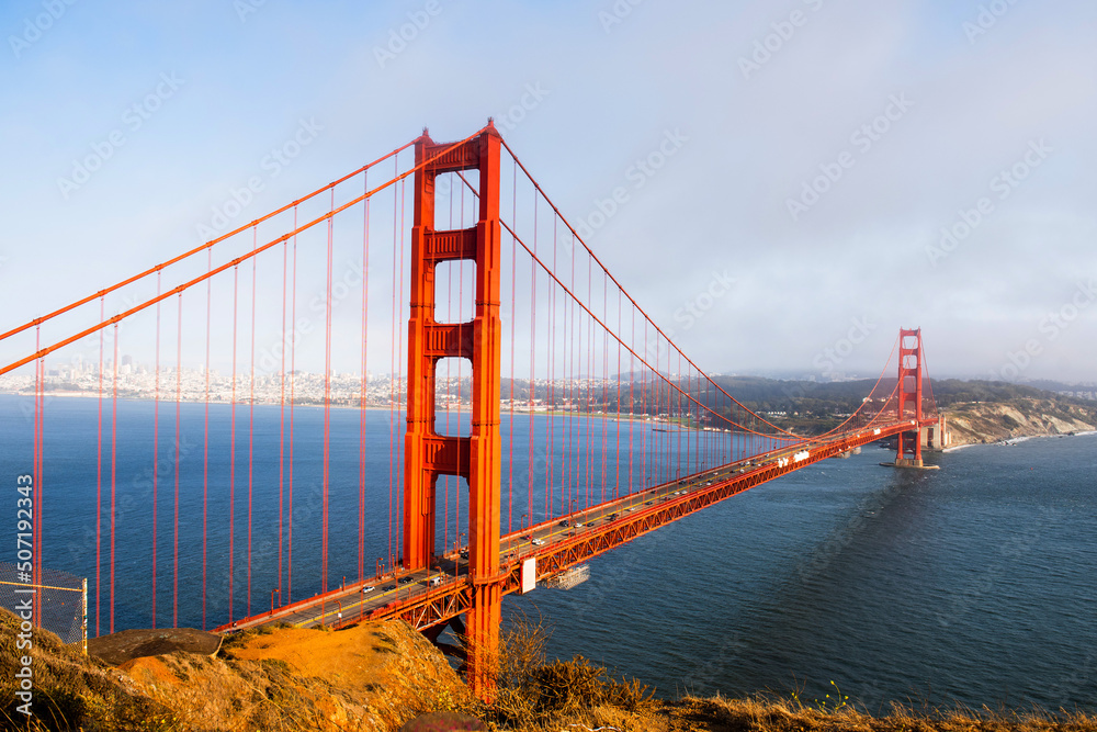 Famous Golden Gate Bridge, San Francisco CA USA Famous Golden Gate Bridge, San Francisco CA USA