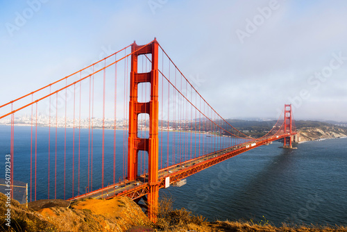 Fototapeta Naklejka Na Ścianę i Meble -  Famous Golden Gate Bridge, San Francisco CA USA